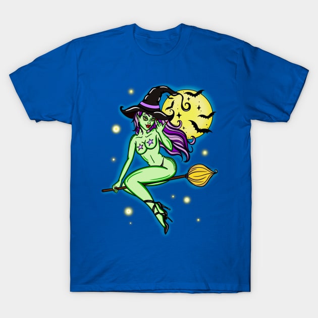 Witch Bitch T-Shirt by BreezyArtCollections 